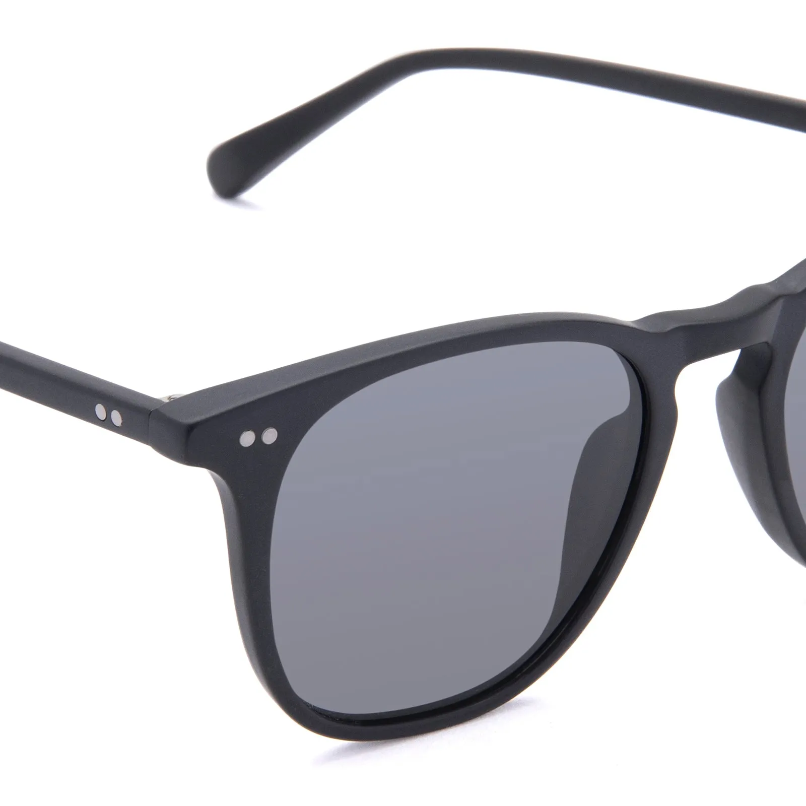 MAXWELL - MATTE BLACK + GREY POLARIZED SUNGLASSES sold by Diff Eyewear product image thumbnail 3