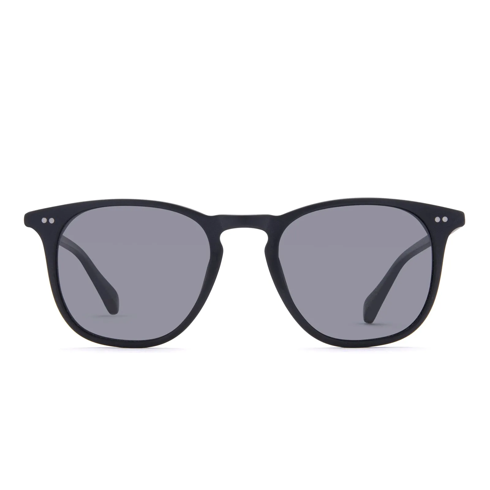 MAXWELL - MATTE BLACK + GREY POLARIZED SUNGLASSES sold by Diff Eyewear