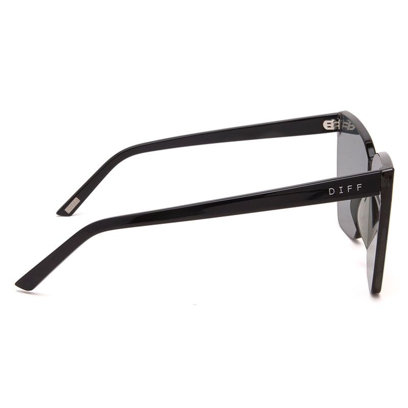 GOLDIE - BLACK + FIRE MIRROR SUNGLASSES sold by Diff Eyewear product image thumbnail 3