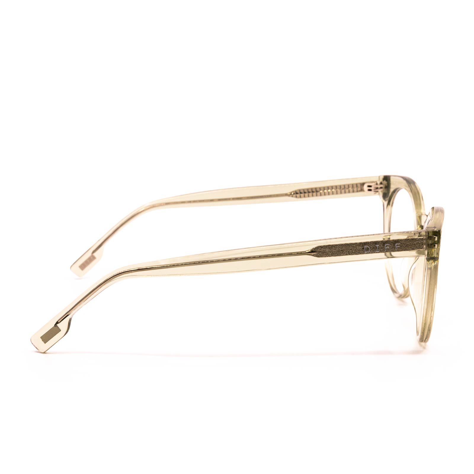 SELENA - OLIVE CRYSTAL + BLUE LIGHT TECHNOLOGY GLASSES sold by Diff Eyewear product image thumbnail 3