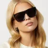 EASTON - BLACK SMOKE CRYSTAL + GREY MIRROR SUNGLASSES sold by Diff Eyewear