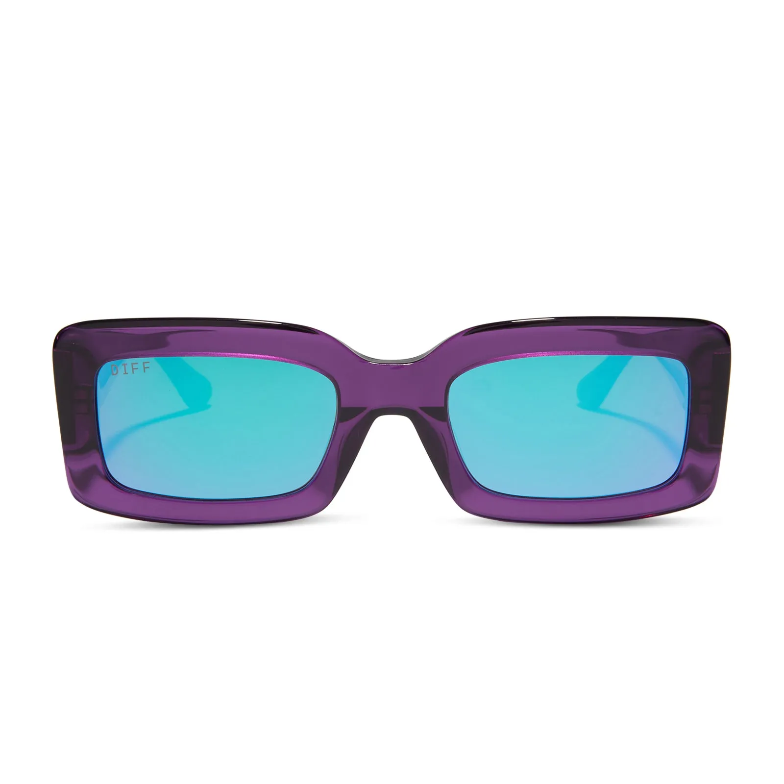 INDY - POSH PURPLE CRYSTAL + PURPLE MIRROR SUNGLASSES sold by Diff Eyewear