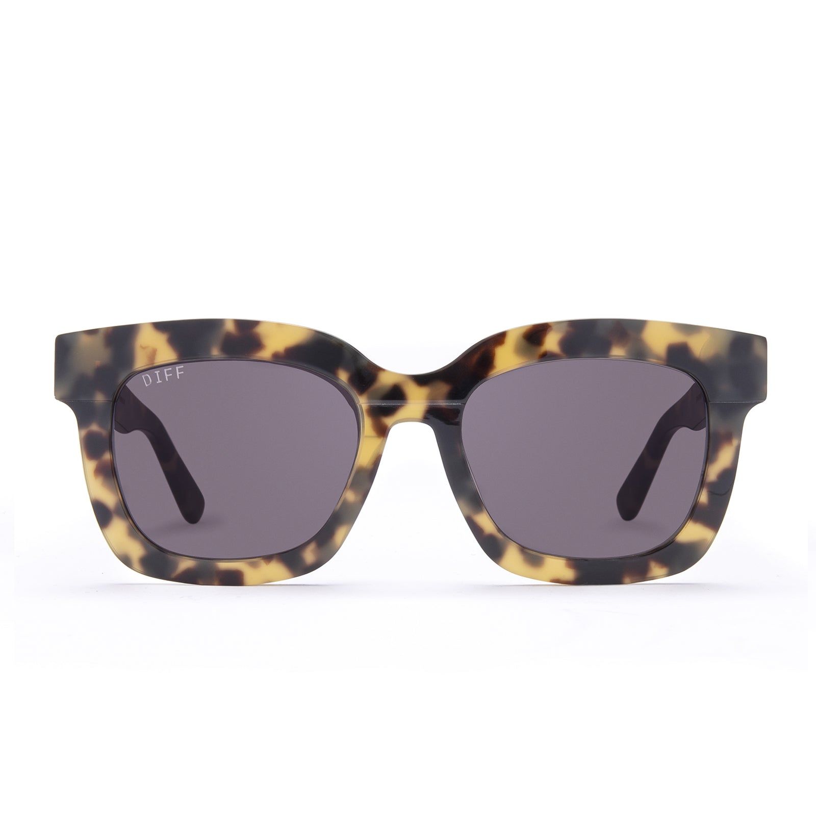 CARSON - HAZEL TORTOISE + GREY SUNGLASSES sold by Diff Eyewear