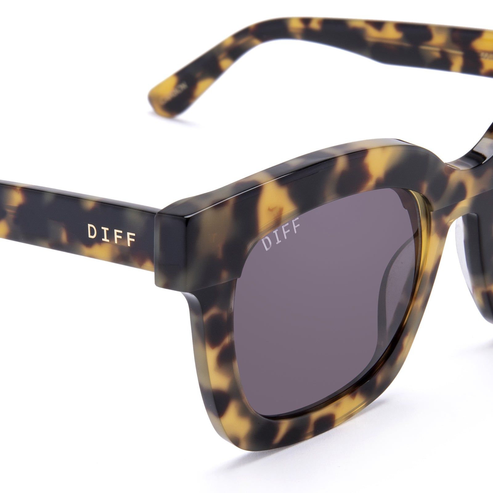 CARSON - HAZEL TORTOISE + GREY SUNGLASSES sold by Diff Eyewear product image thumbnail 3