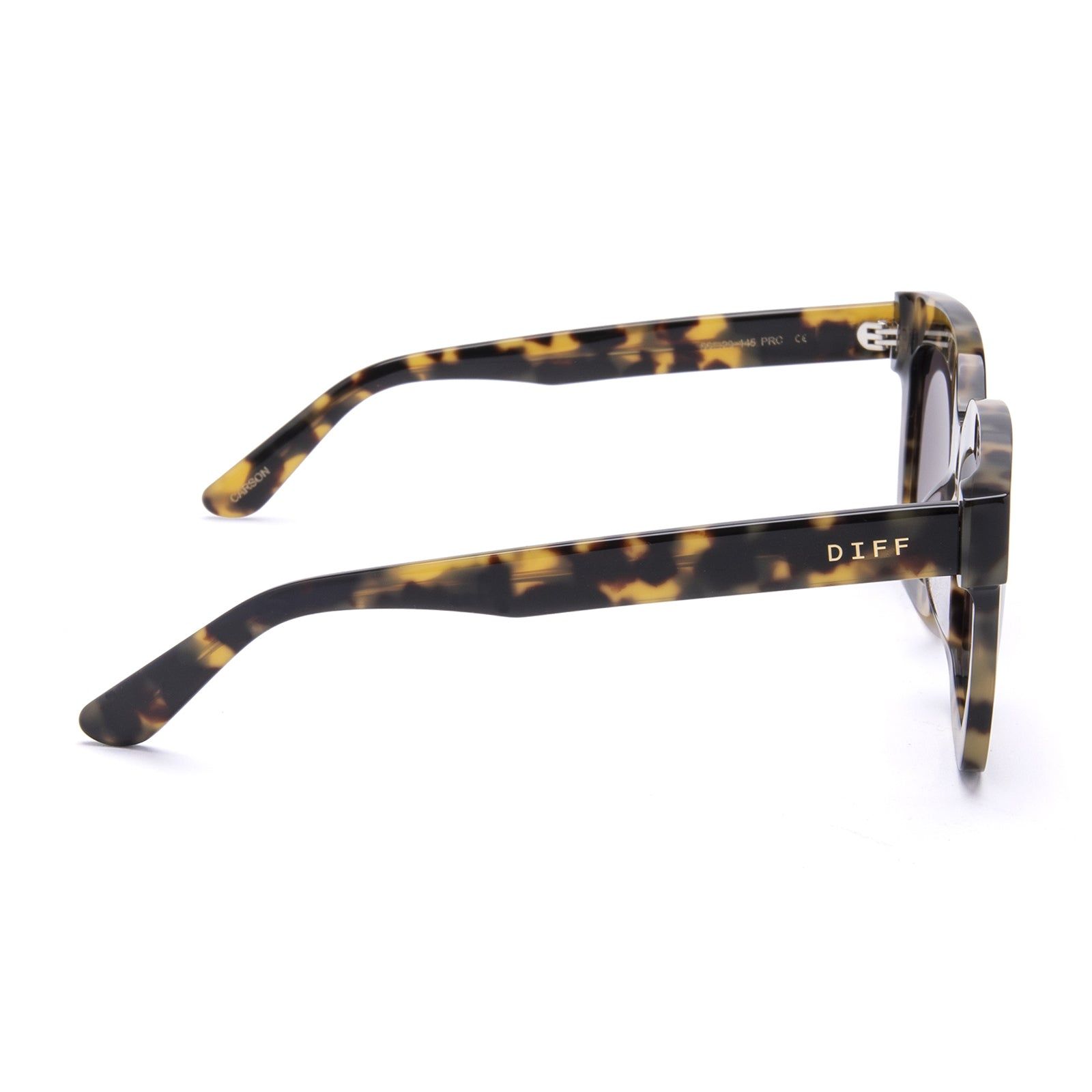 CARSON - HAZEL TORTOISE + GREY SUNGLASSES sold by Diff Eyewear product image thumbnail 4