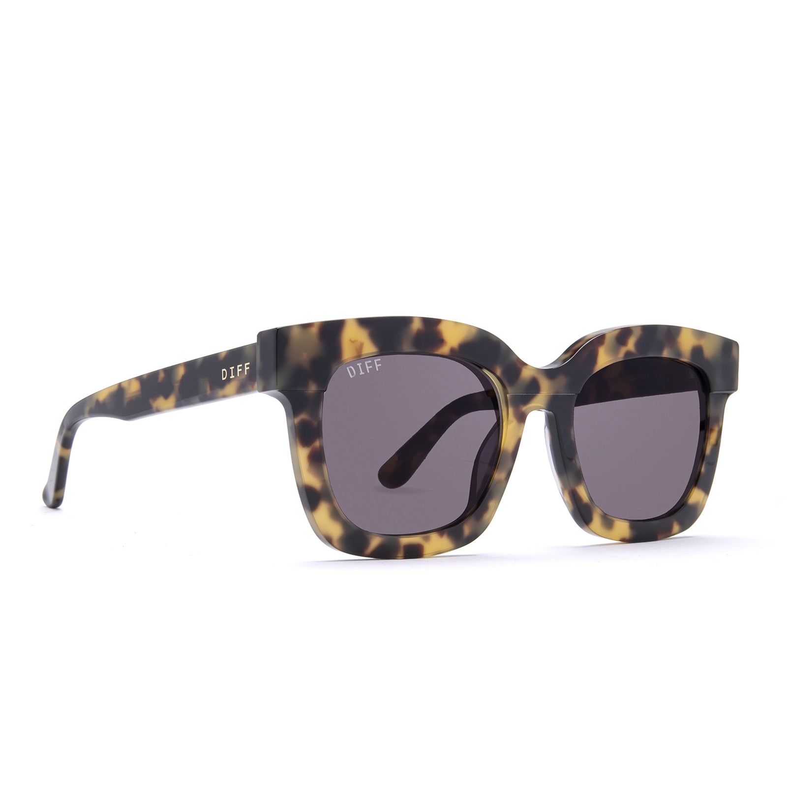 CARSON - HAZEL TORTOISE + GREY SUNGLASSES sold by Diff Eyewear product image thumbnail 2