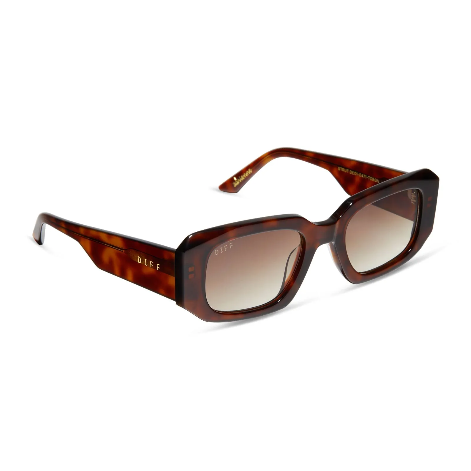 STRUT - TORTOISE + BROWN GRADIENT SUNGLASSES sold by Diff Eyewear product image thumbnail 2