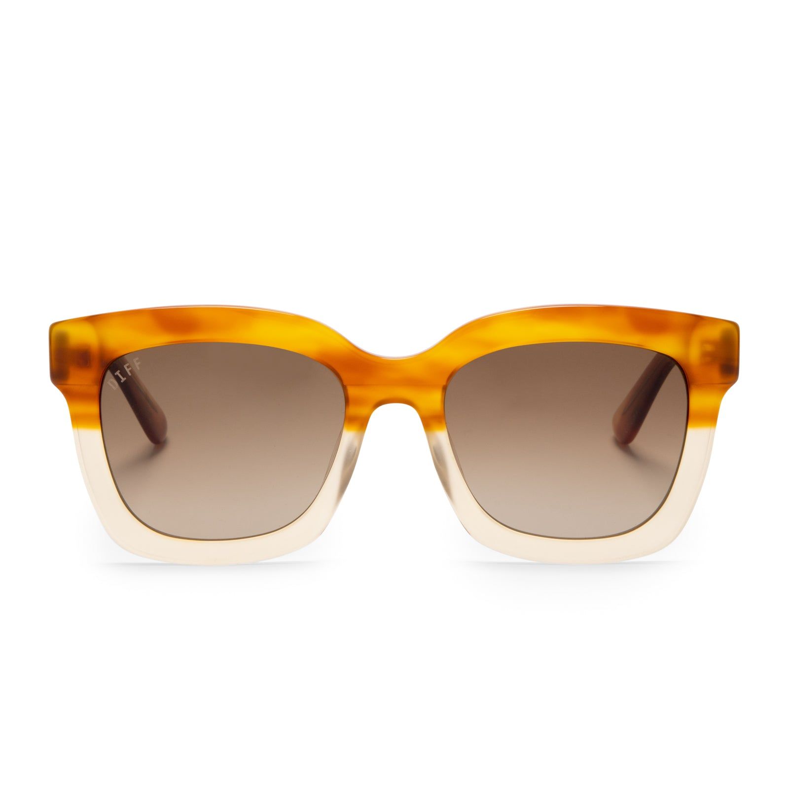 CARSON - DESERT SAND + BROWN SUNGLASSES sold by Diff Eyewear