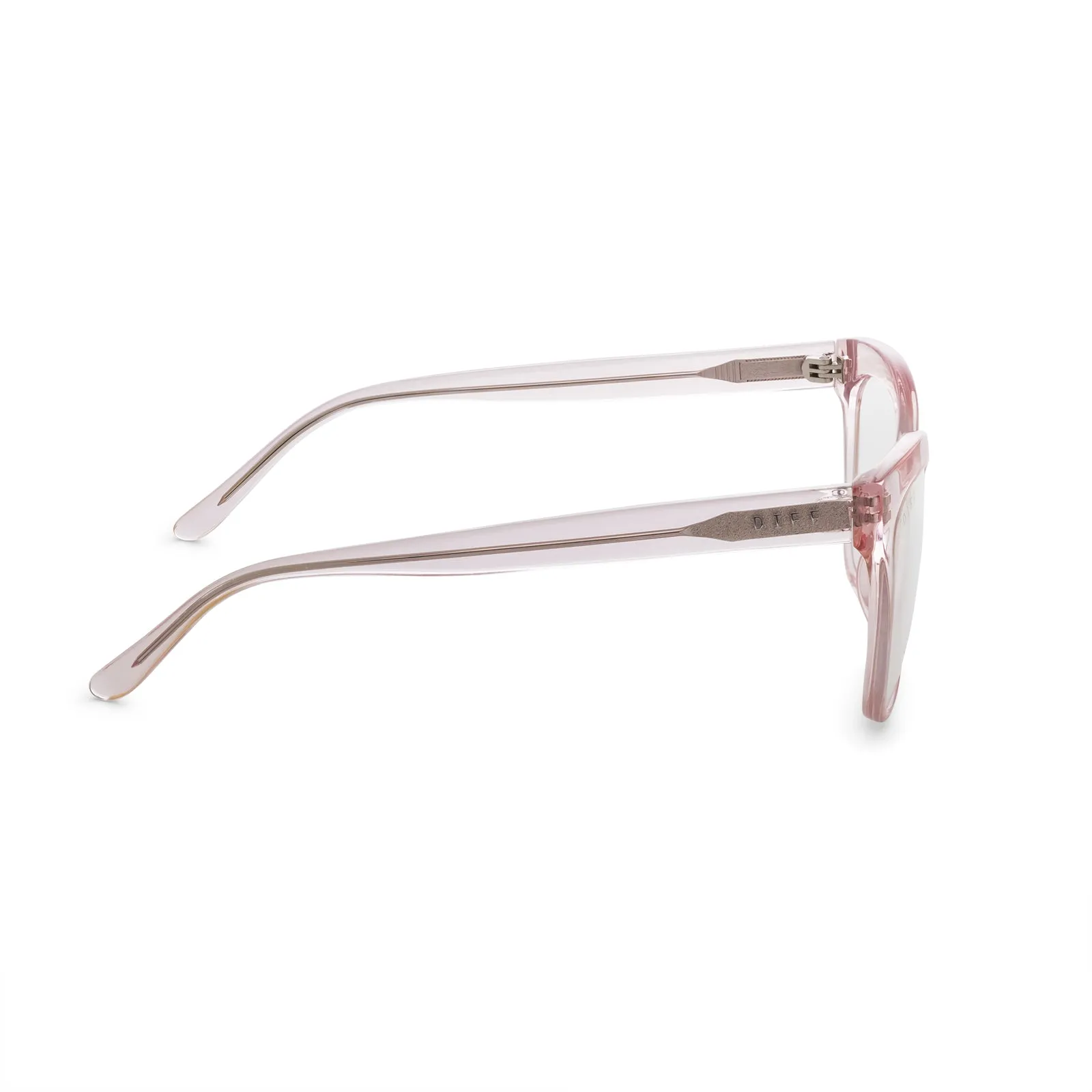 WINSTON - LIGHT PINK CRYSTAL + GLASSES sold by Diff Eyewear product image thumbnail 4