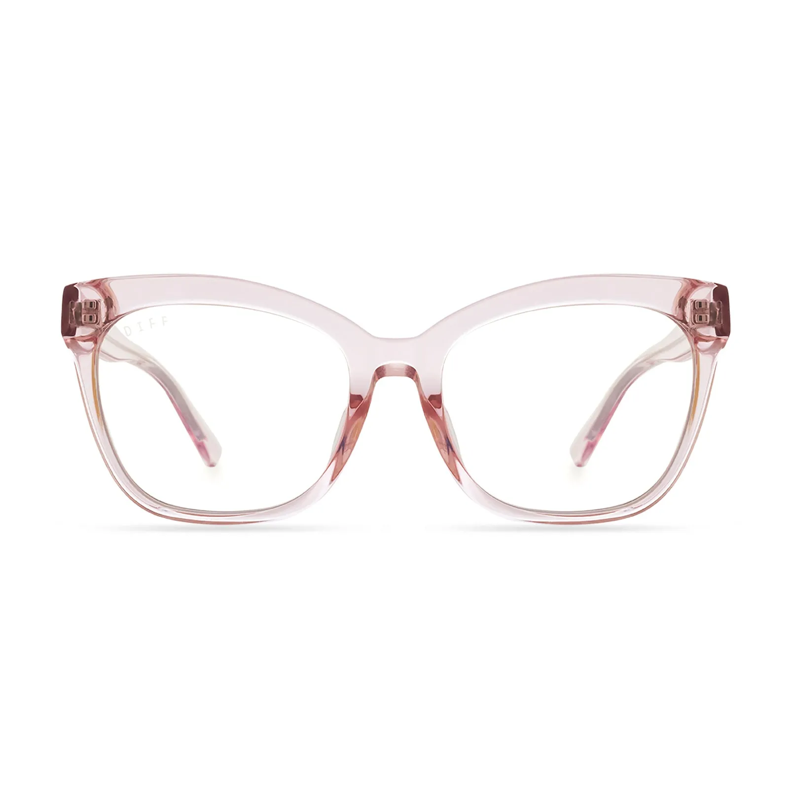 WINSTON - LIGHT PINK CRYSTAL + GLASSES sold by Diff Eyewear