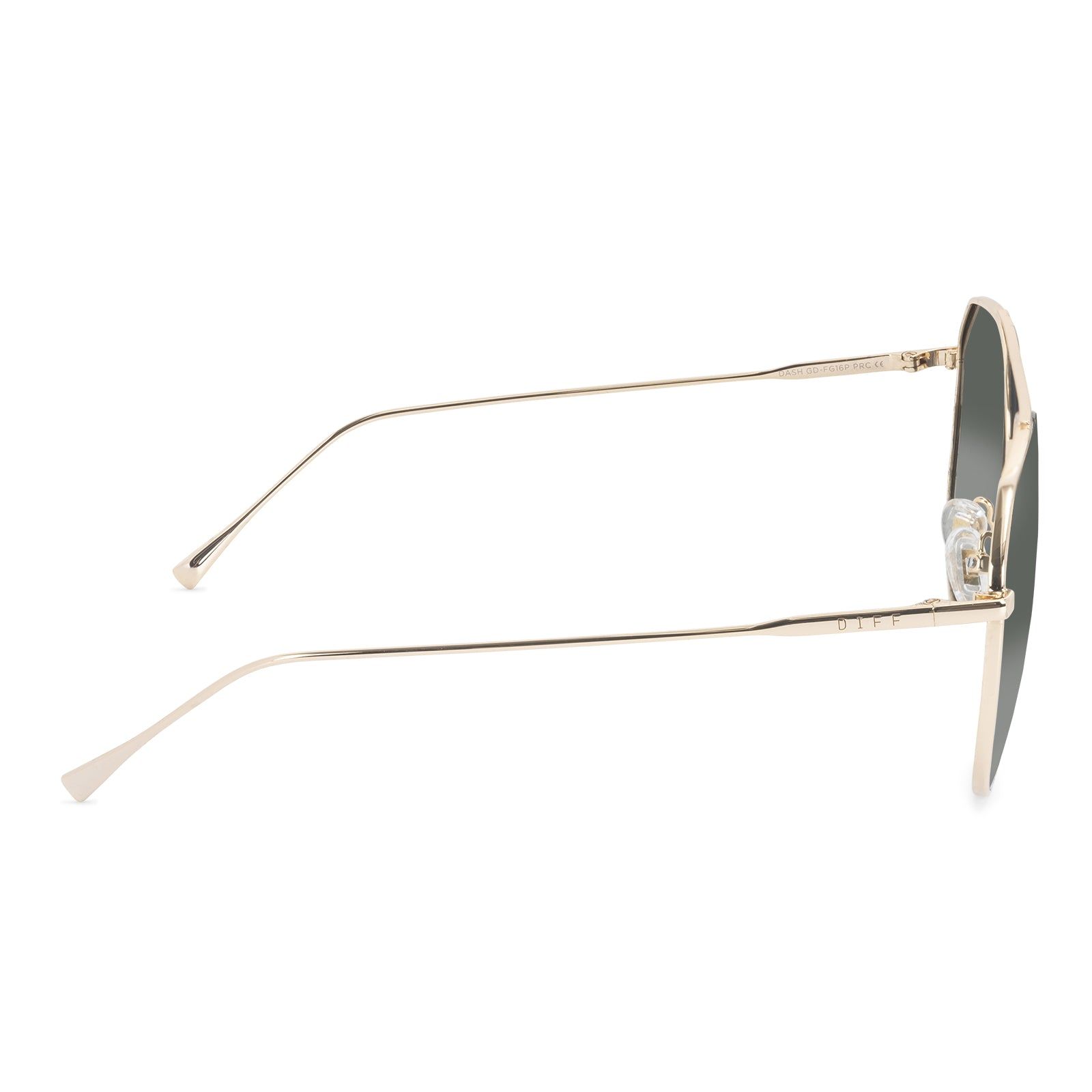 DASH - GOLD + G15 + POLARIZED SUNGLASSES sold by Diff Eyewear product image thumbnail 4