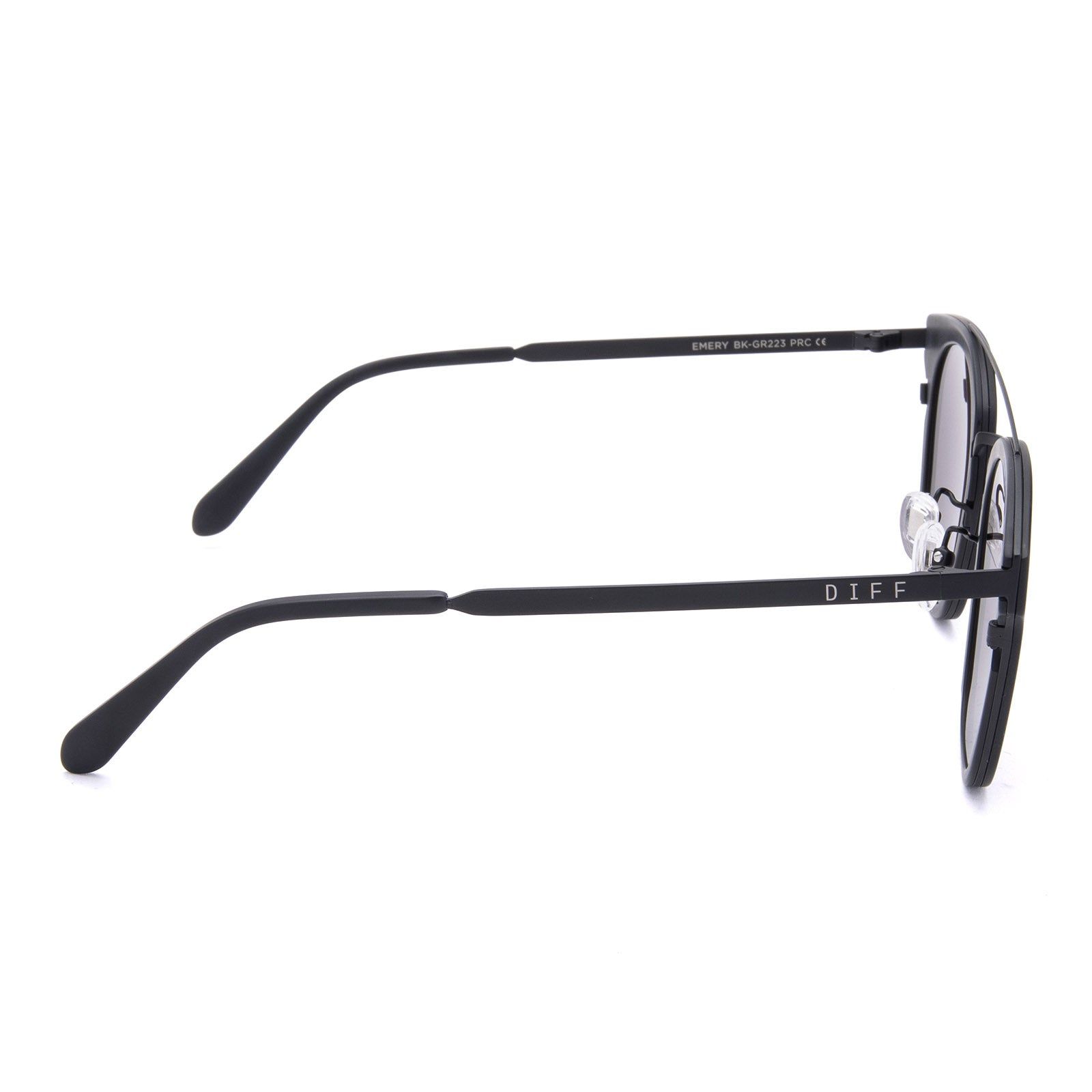 EMERY - BLACK + GREY SUNGLASSES sold by Diff Eyewear product image thumbnail 4