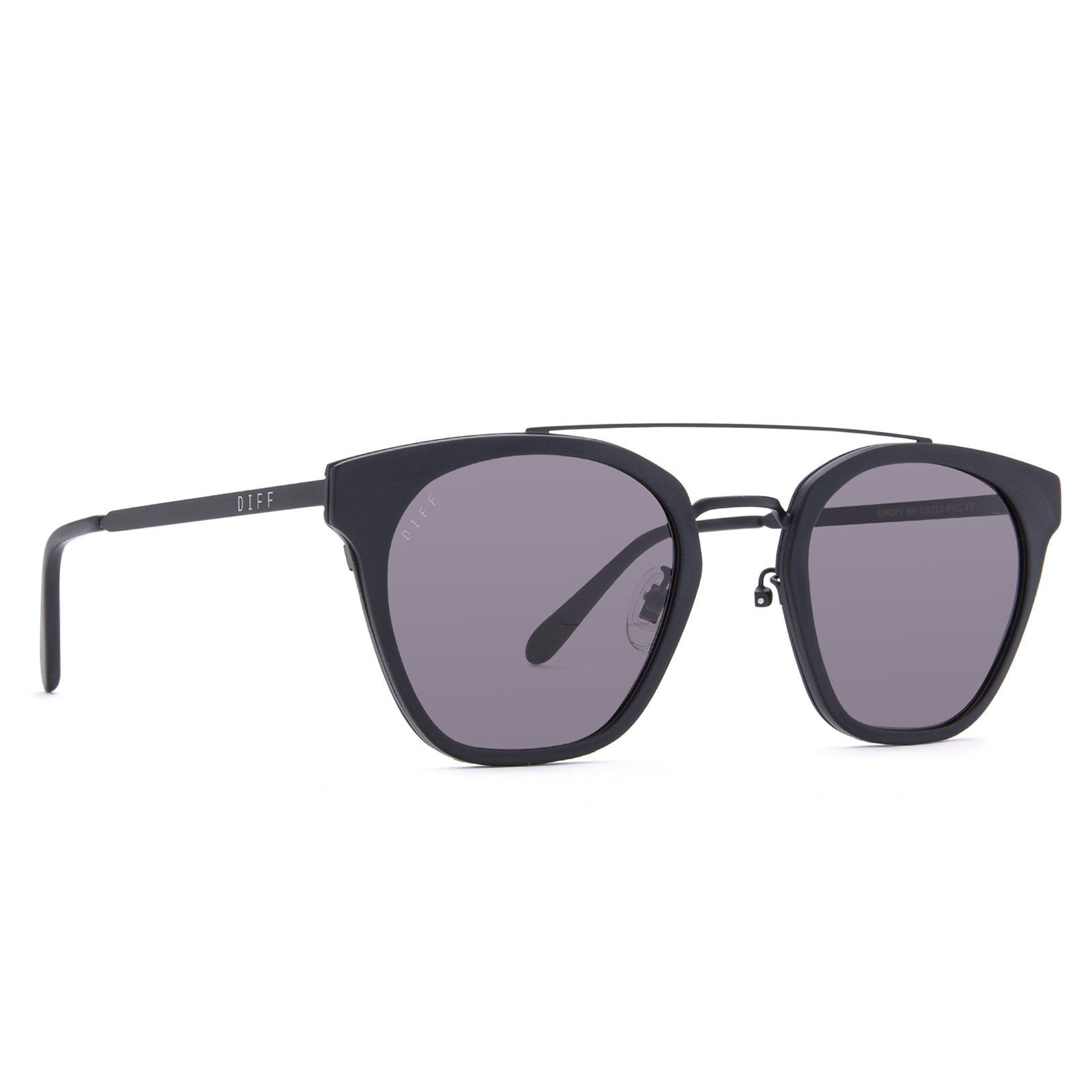 EMERY - BLACK + GREY SUNGLASSES sold by Diff Eyewear product image thumbnail 2