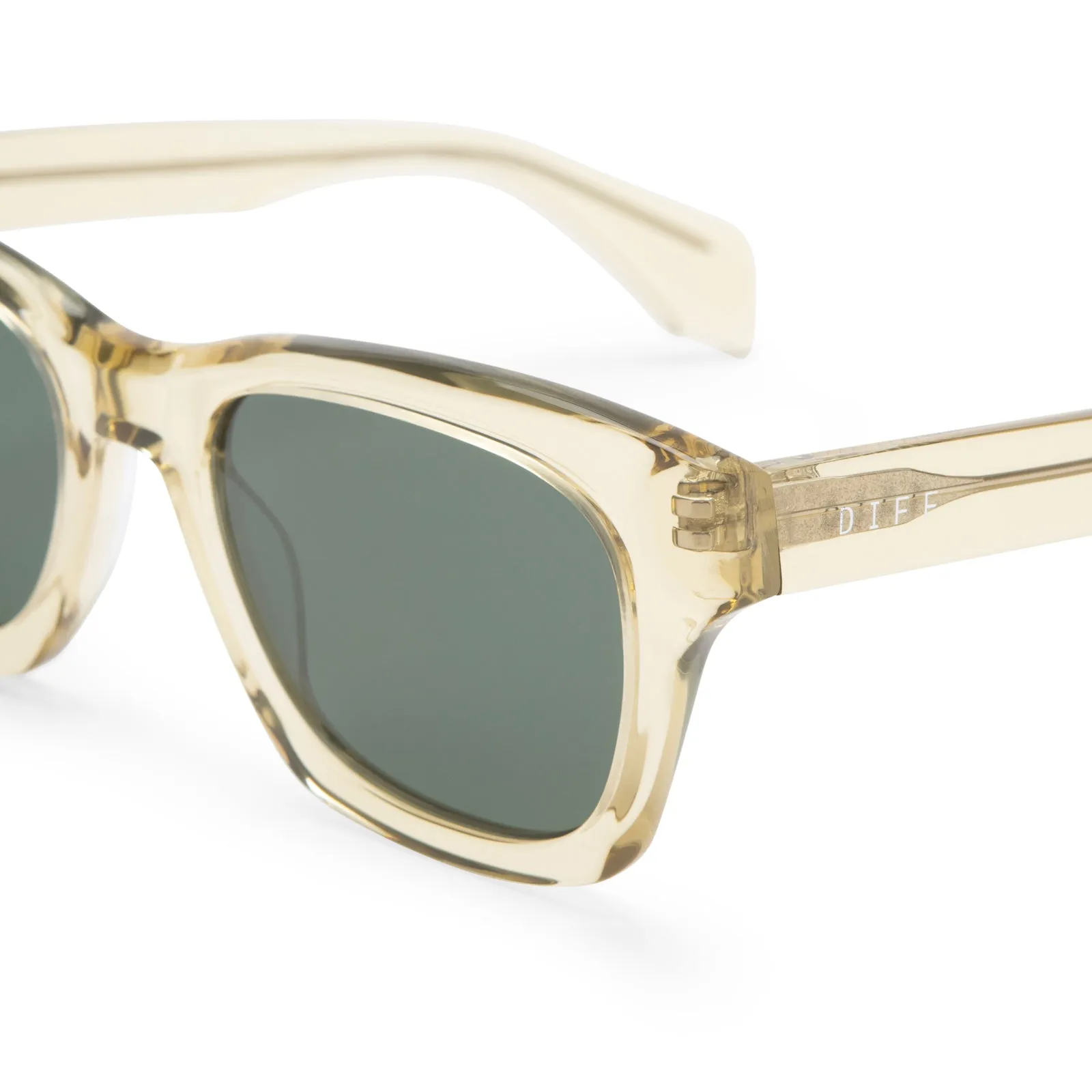 DEAN - PLATINUM CRYSTAL + G15 POLARIZED SUNGLASSES sold by Diff Eyewear product image thumbnail 3