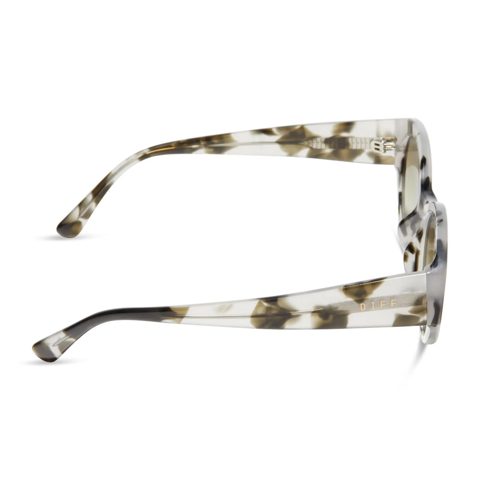 LINNEA - KOMBU + OLIVE GRADIENT SUNGLASSES sold by Diff Eyewear product image thumbnail 3
