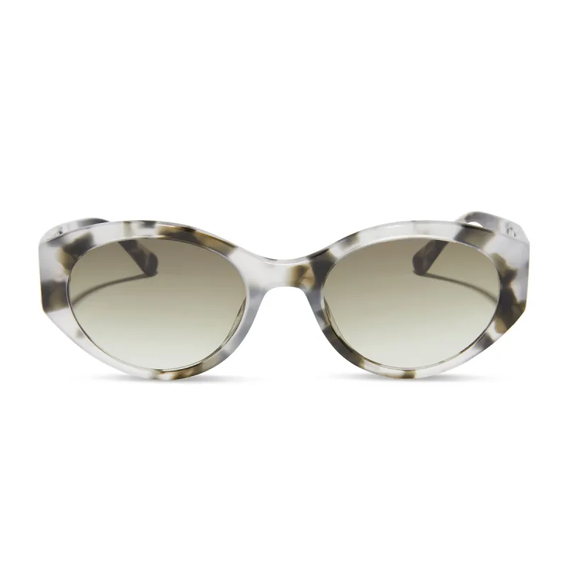 LINNEA - KOMBU + OLIVE GRADIENT SUNGLASSES sold by Diff Eyewear
