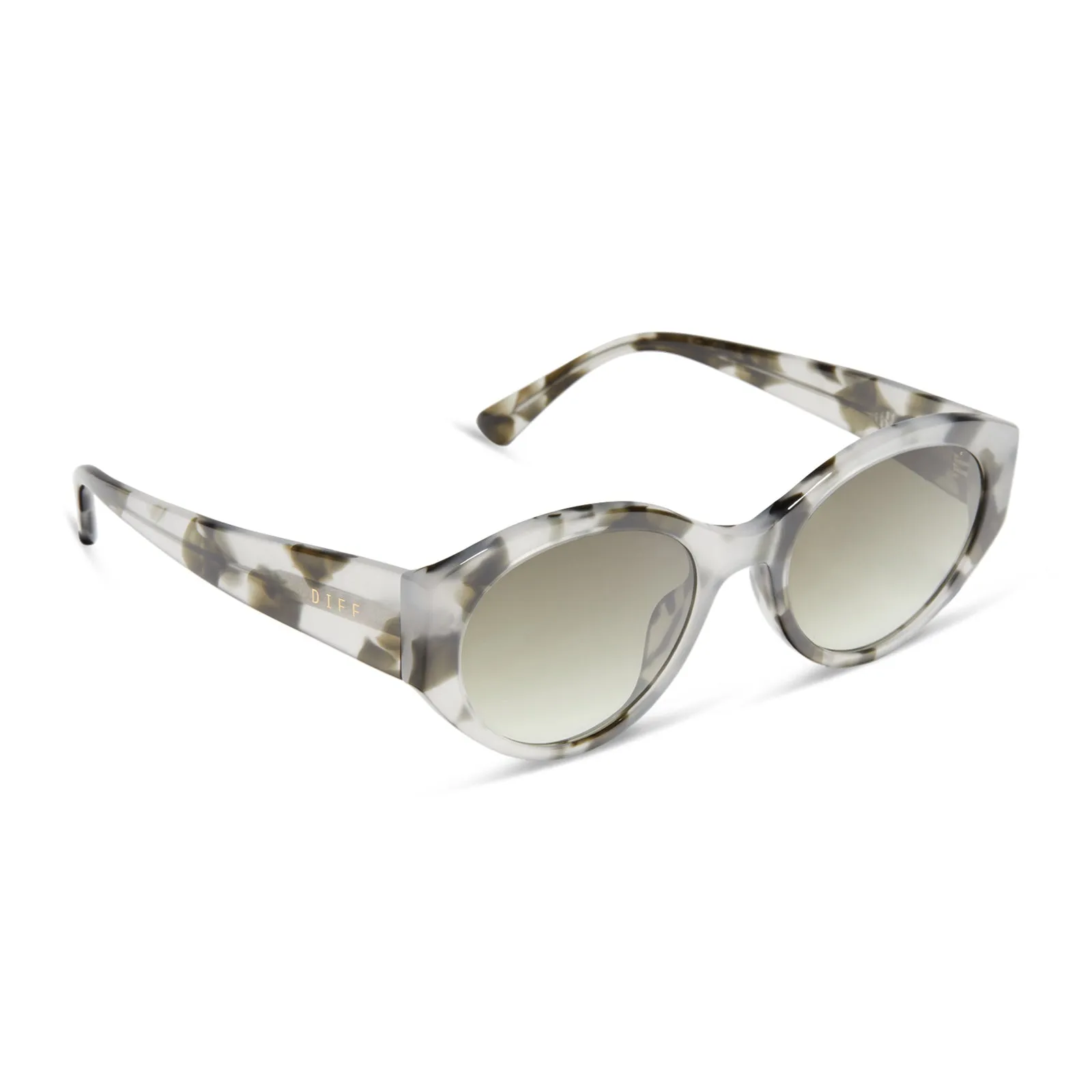 LINNEA - KOMBU + OLIVE GRADIENT SUNGLASSES sold by Diff Eyewear product image thumbnail 2