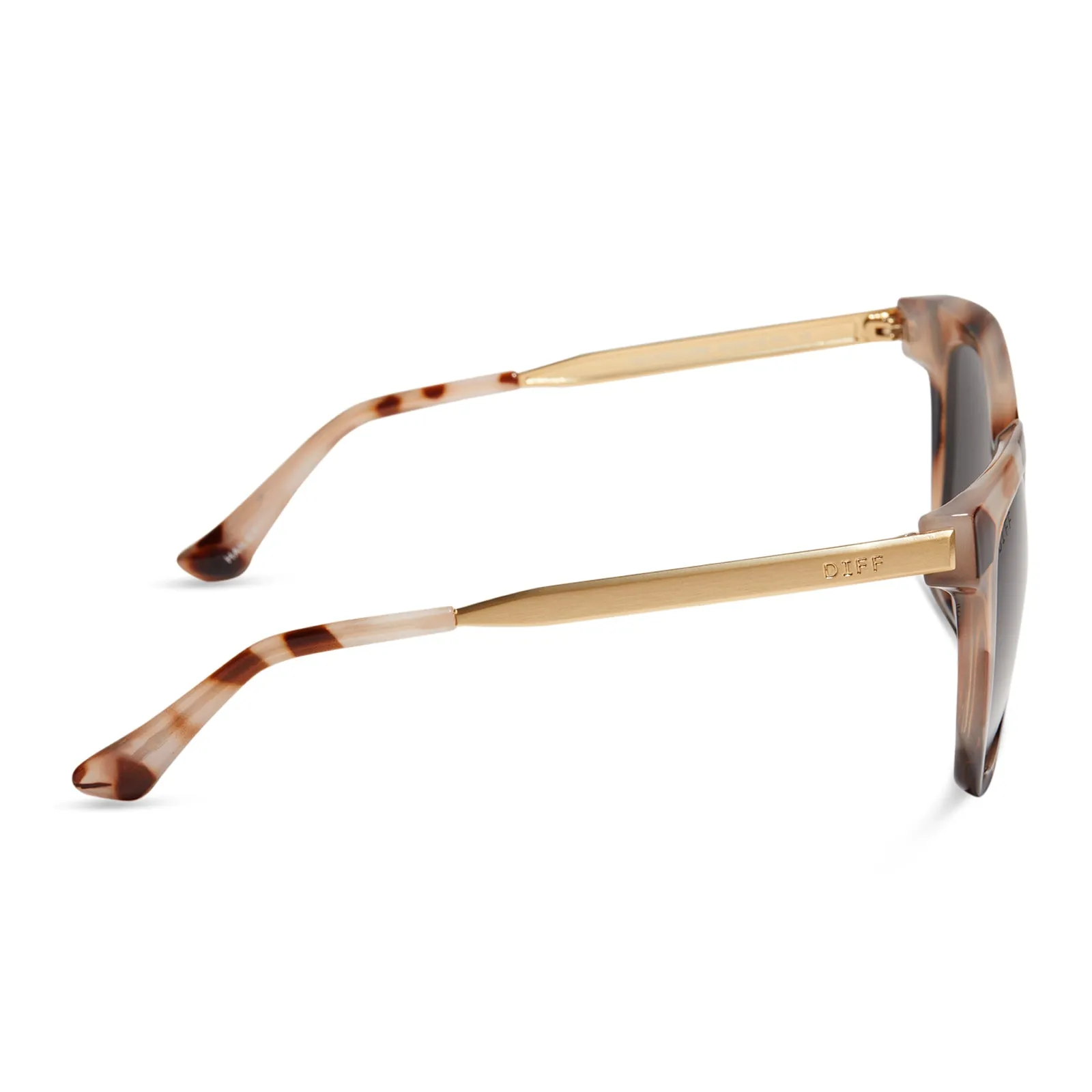HAILEY - CREAM TORTOISE + SOLID GREY SUNGLASSES sold by Diff Eyewear product image thumbnail 3
