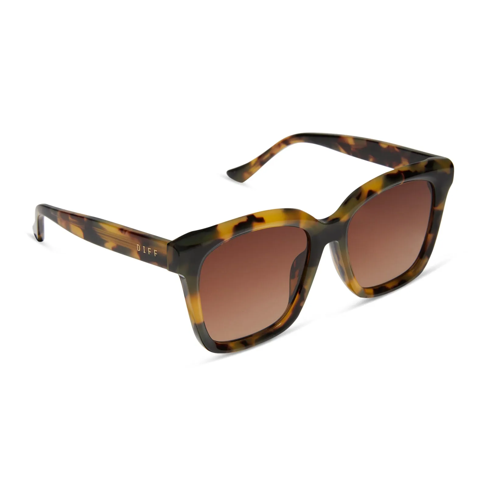 MEREDITH - BROWN KOMBU + BROWN GRADIENT SUNGLASSES sold by Diff Eyewear product image thumbnail 2
