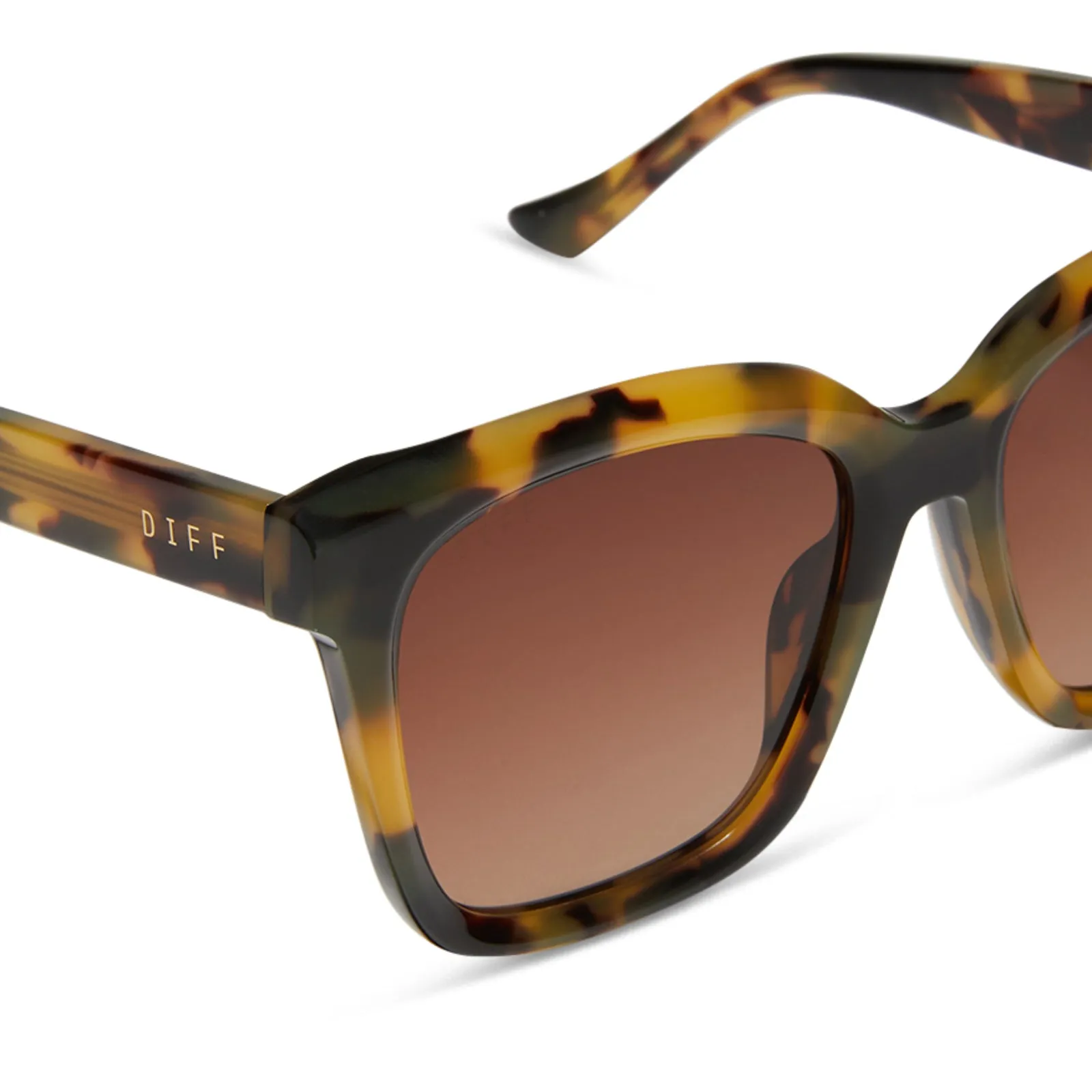MEREDITH - BROWN KOMBU + BROWN GRADIENT SUNGLASSES sold by Diff Eyewear product image thumbnail 4