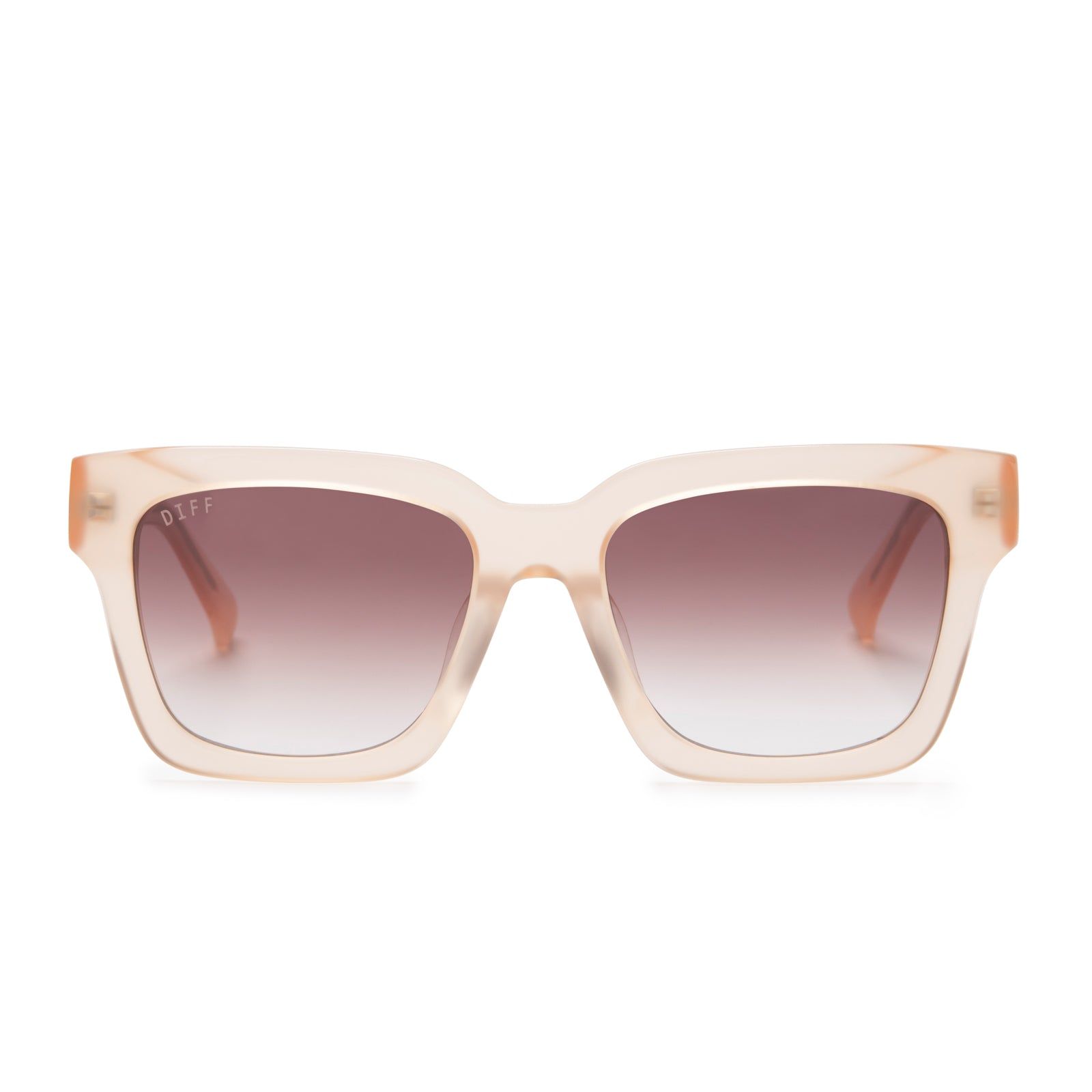 AUSTEN - MELON CRUSH + BROWN GRADIENT SUNGLASSES sold by Diff Eyewear