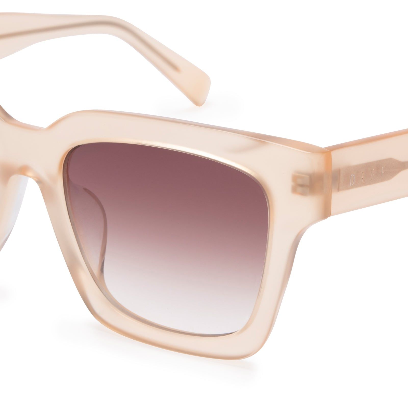 AUSTEN - MELON CRUSH + BROWN GRADIENT SUNGLASSES sold by Diff Eyewear product image thumbnail 3