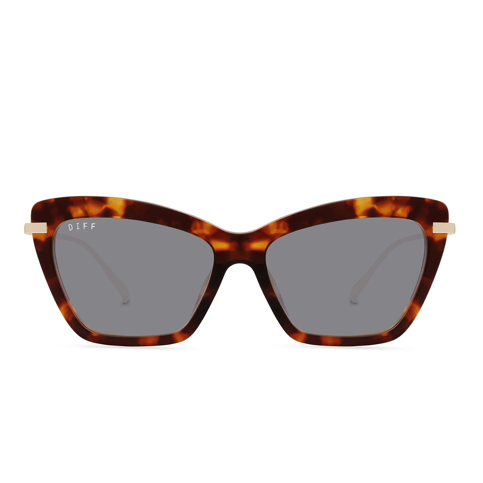 MILA - AMBER TORTOISE + GLASSES sold by Diff Eyewear product image thumbnail 5