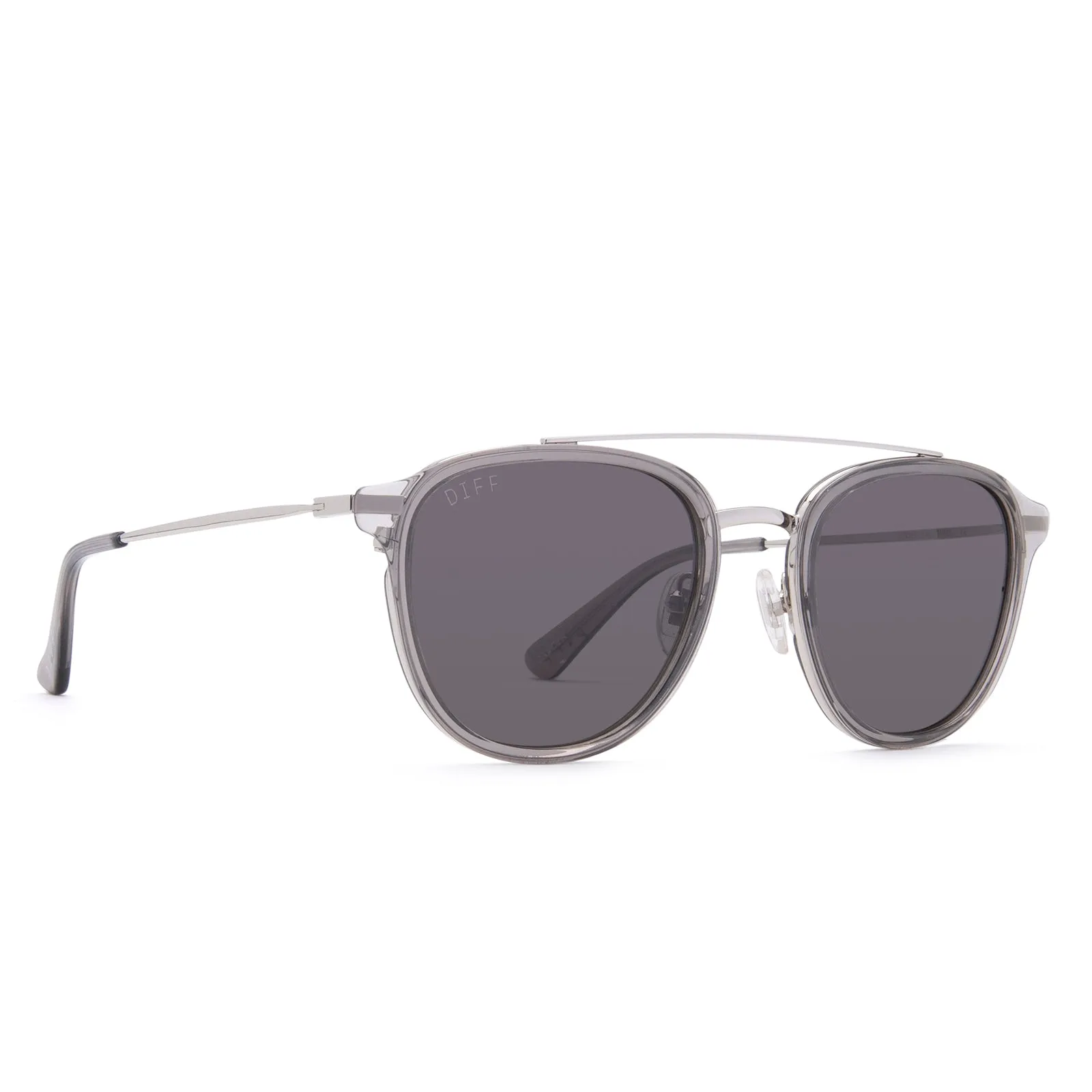 CAMDEN - STORM CRYSTAL + GREY POLARIZED SUNGLASSES sold by Diff Eyewear product image thumbnail 2