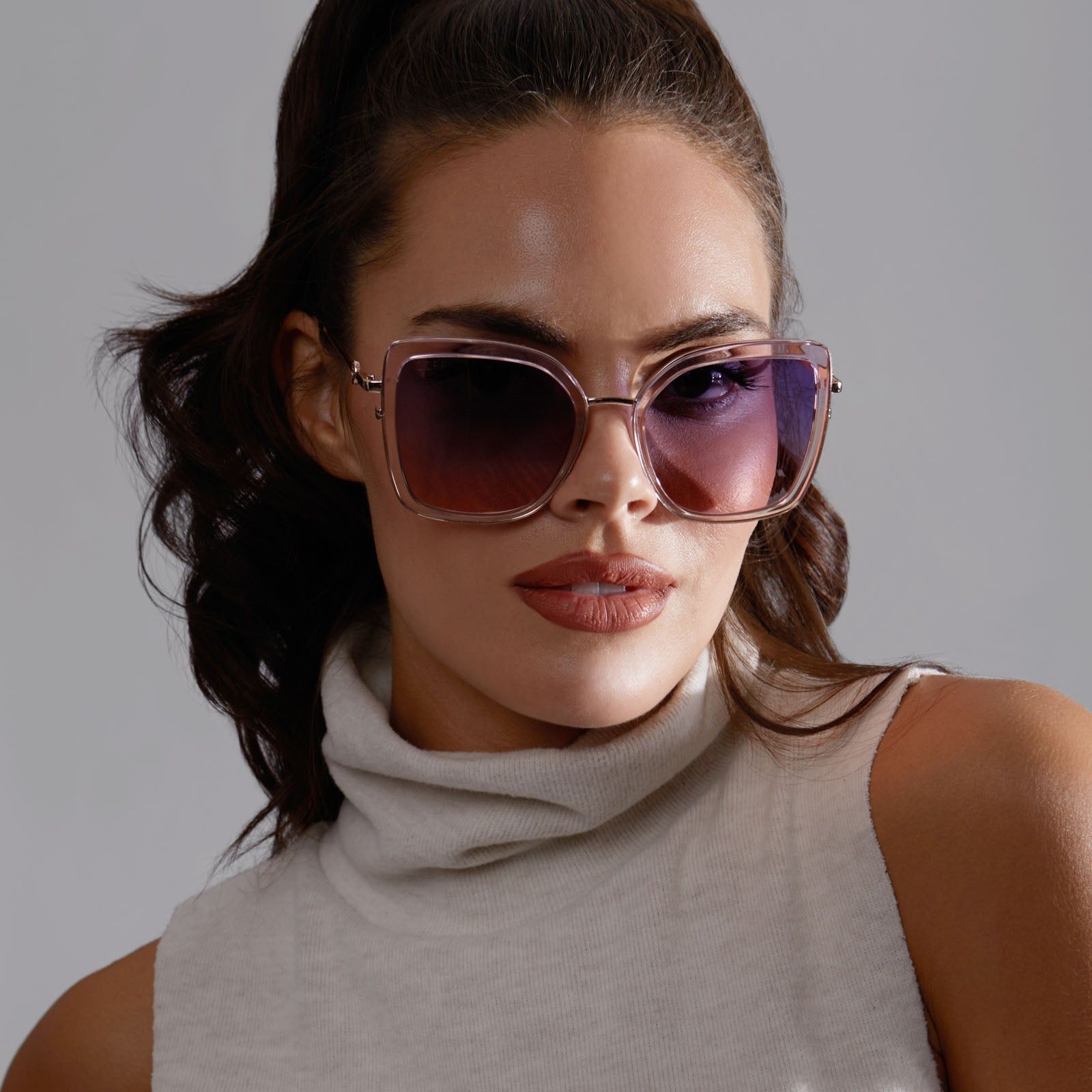 QUEEN AMIDALA™ - NABOO™ GRADIENT + PURPLE PEACH GRADIENT POLARIZED SUNGLASSES sold by Diff Eyewear product image thumbnail 6