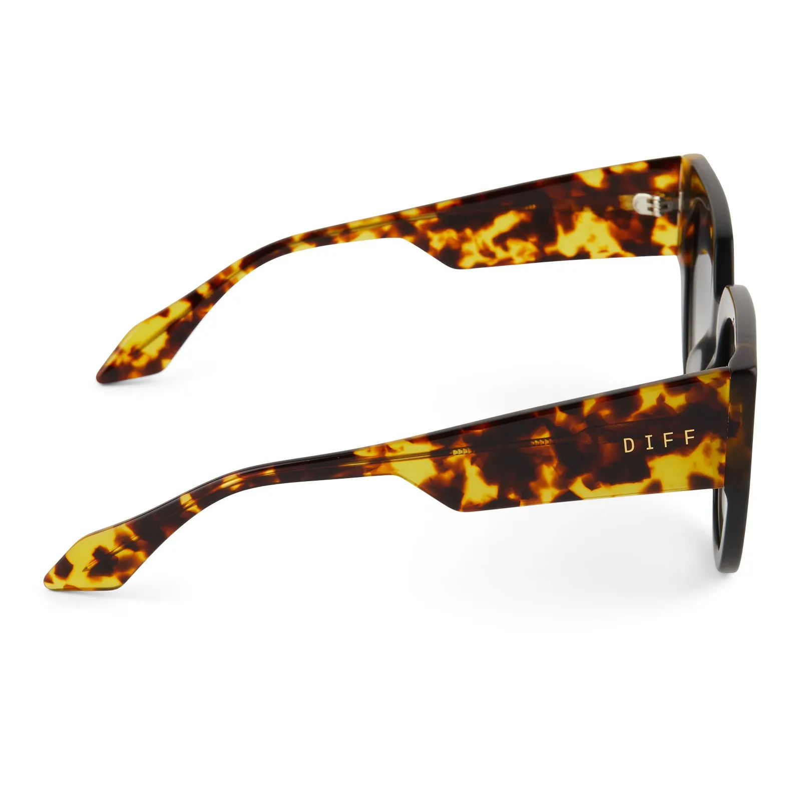 IVY - MATTE BLACK + GREY GRADIENT + POLARIZED SUNGLASSES sold by Diff Eyewear product image thumbnail 3