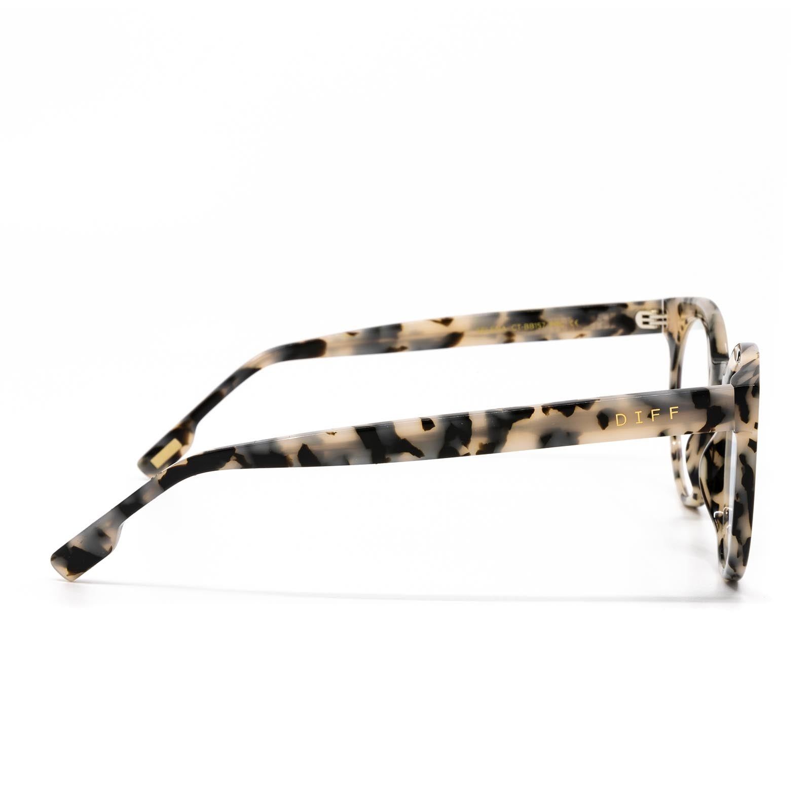 SELENA - CREAM TORTOISE + BLUE LIGHT TECHNOLOGY GLASSES sold by Diff Eyewear product image thumbnail 3