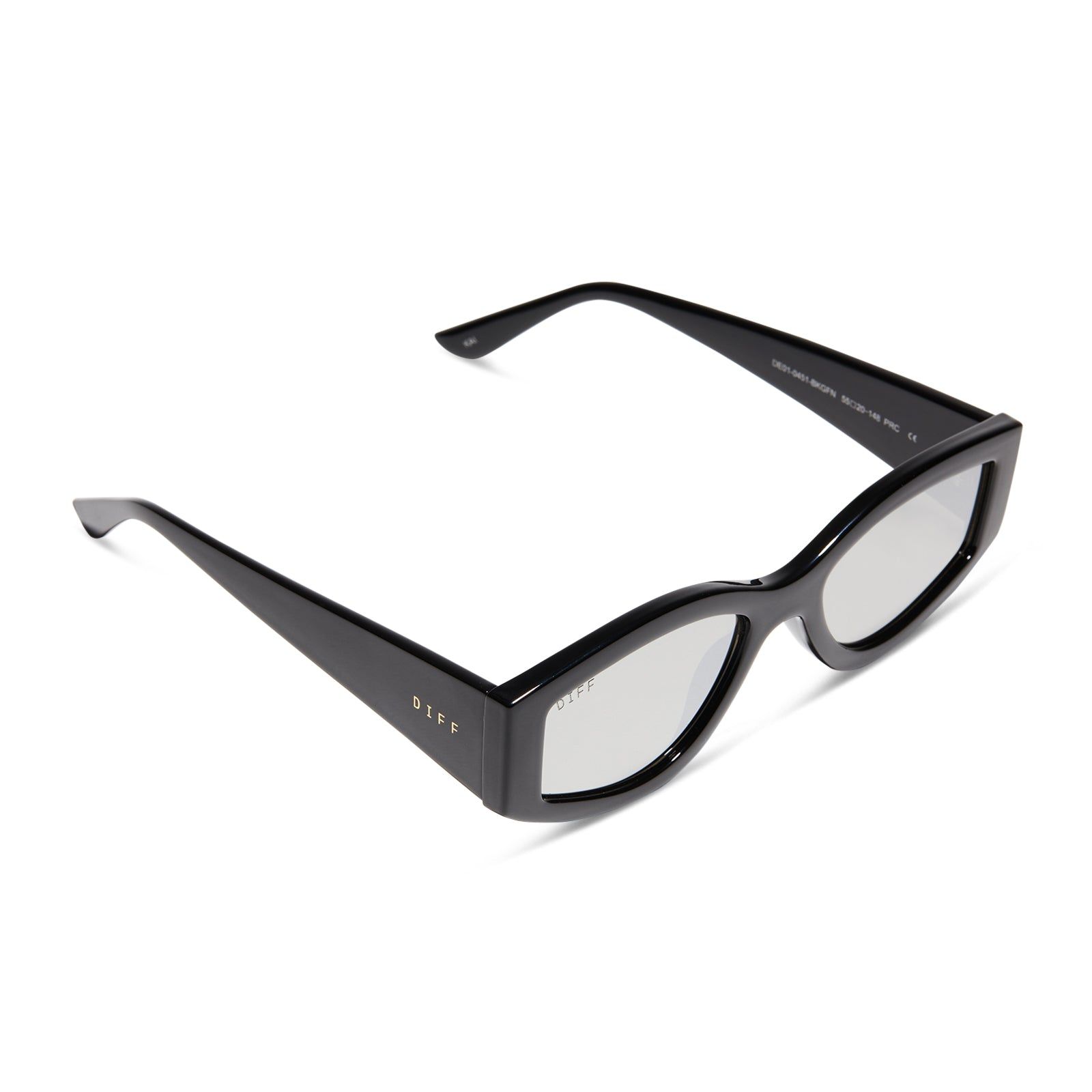 KAI - BLACK + GREY MIRROR SUNGLASSES sold by Diff Eyewear product image thumbnail 4