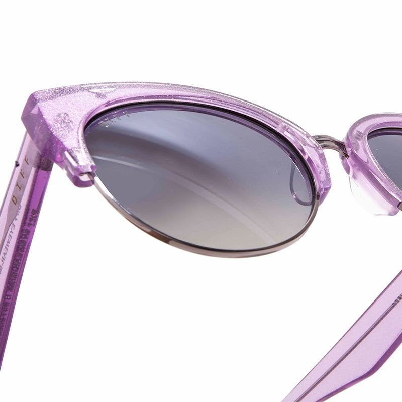 STELLA - BLACK + DARK SMOKE + POLARIZED SUNGLASSES sold by Diff Eyewear product image thumbnail 11