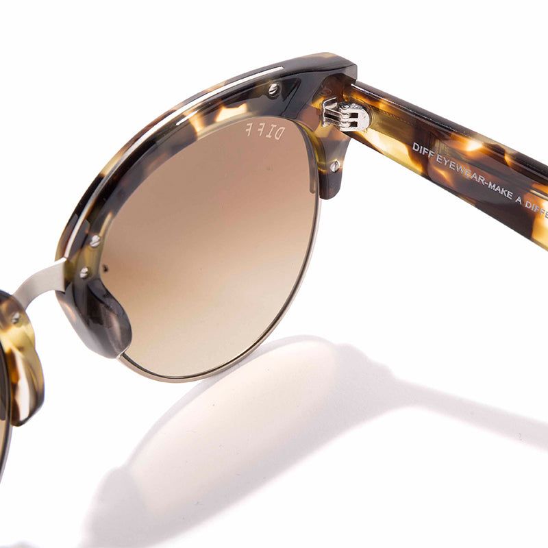 STELLA - BLACK + DARK SMOKE + POLARIZED SUNGLASSES sold by Diff Eyewear product image thumbnail 10