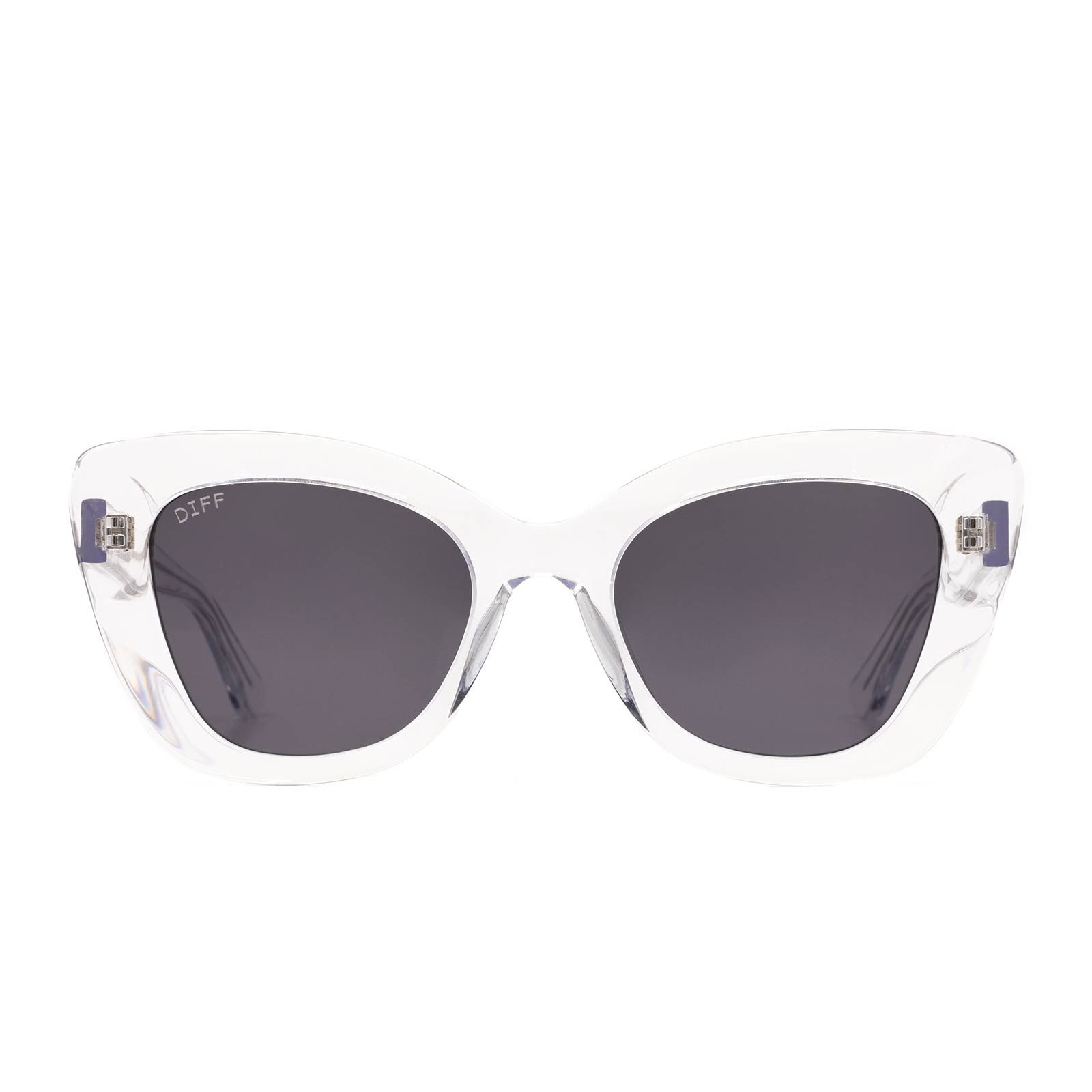 RAVEN- CLEAR + GREY SUNGLASSES sold by Diff Eyewear
