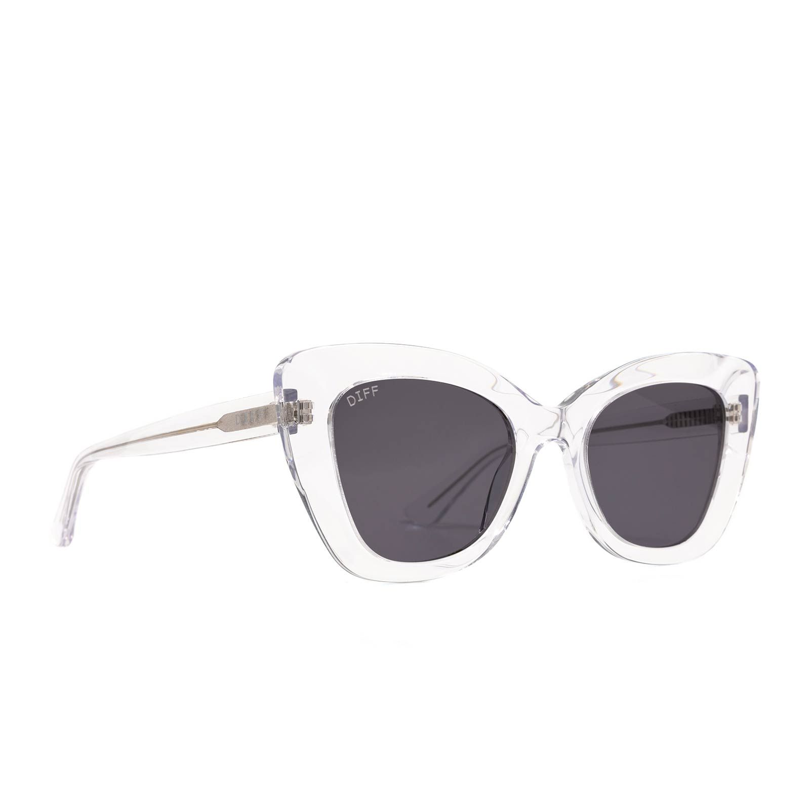 RAVEN- CLEAR + GREY SUNGLASSES sold by Diff Eyewear product image thumbnail 2