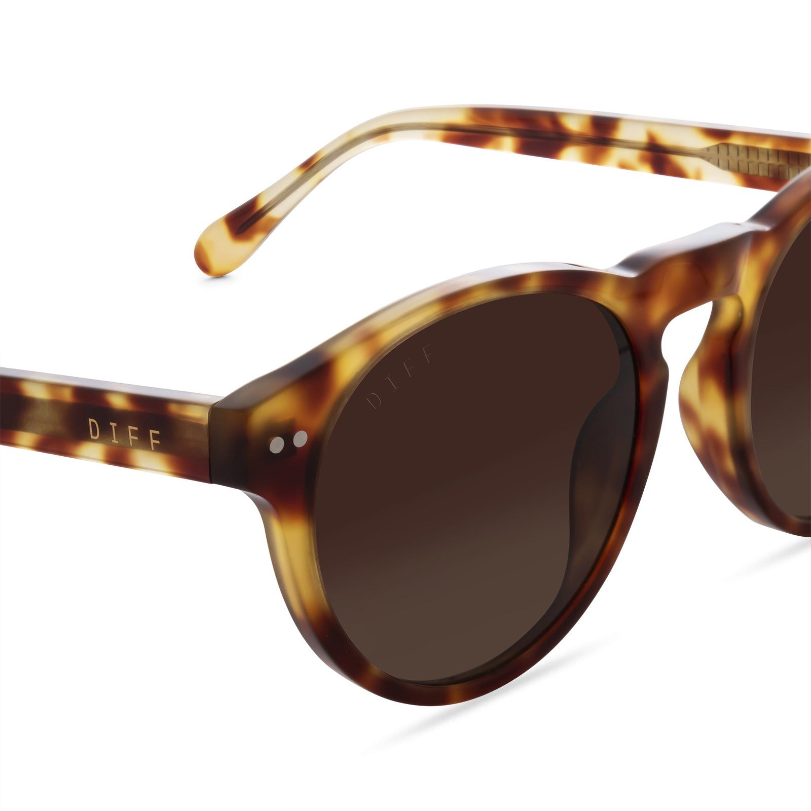 CODY - SOLSTICE TORTOISE + BROWN GRADIENT POLARIZED SUNGLASSES sold by Diff Eyewear product image thumbnail 3