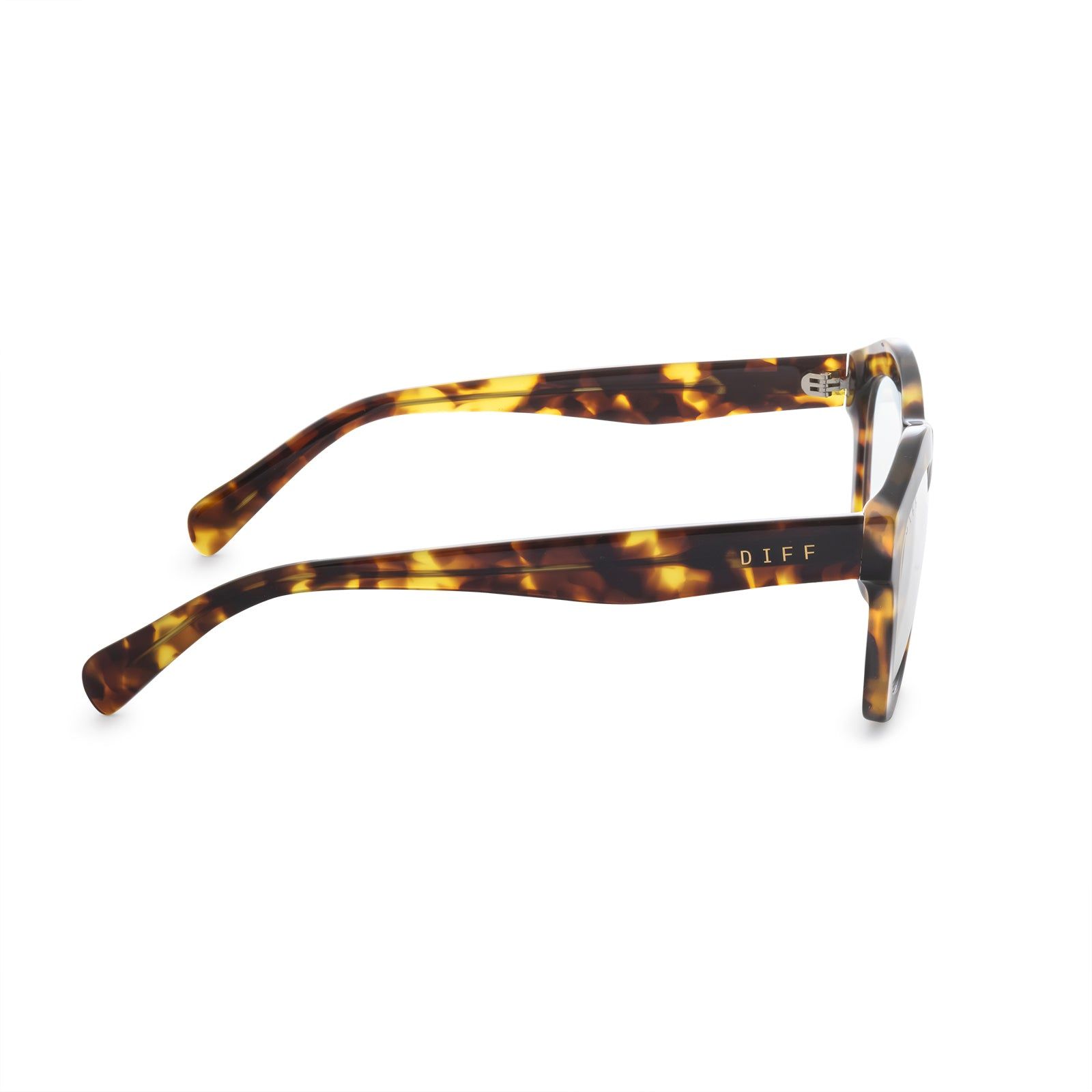 HAYDEN - AMBER TORTOISE + BLUE LIGHT TECHNOLOGY GLASSES sold by Diff Eyewear product image thumbnail 3