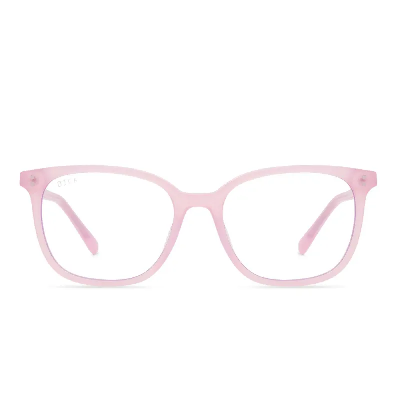 CLARKE - COQUILLE + CLEAR GLASSES sold by Diff Eyewear