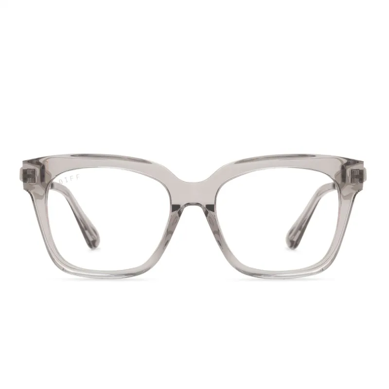 BELLA XS - TEMPETE GREY CRYSTAL + CLEAR GLASSES sold by Diff Eyewear