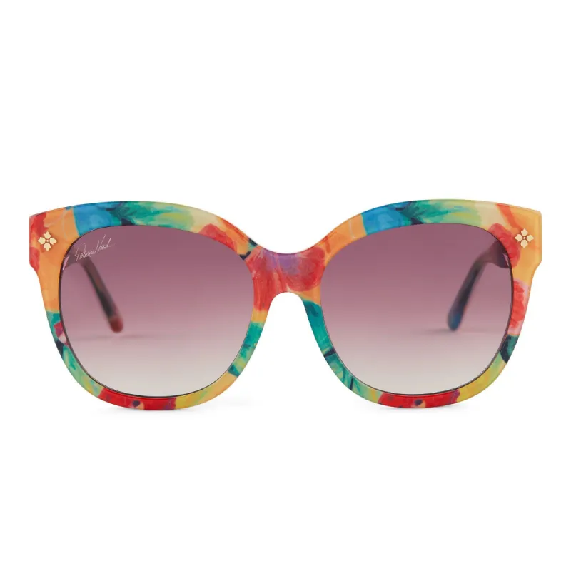 PATRICIA NASH - AUDREY + WATERCOLOR + PURPLE GRADIENT SUNGLASSES sold by Diff Eyewear