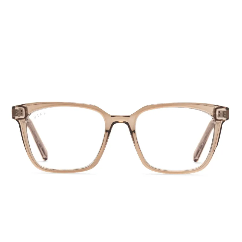 ALEX - VINTAGE CRYSTAL + CLEAR GLASSES sold by Diff Eyewear