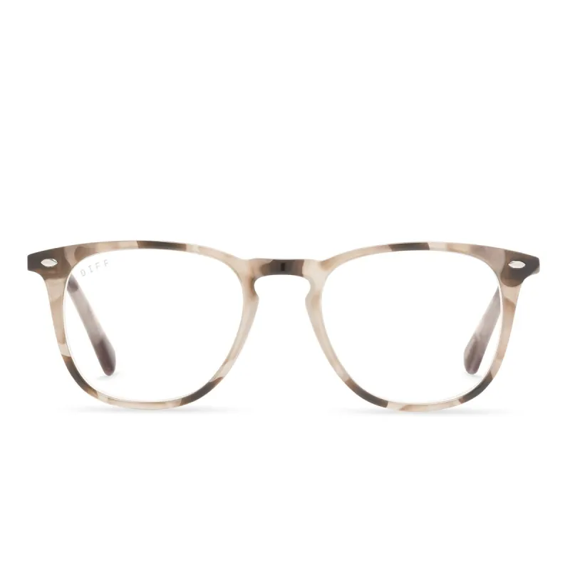 GRIFFIN - CREAM TORTOISE + PRESCRIPTION GLASSES sold by Diff Eyewear