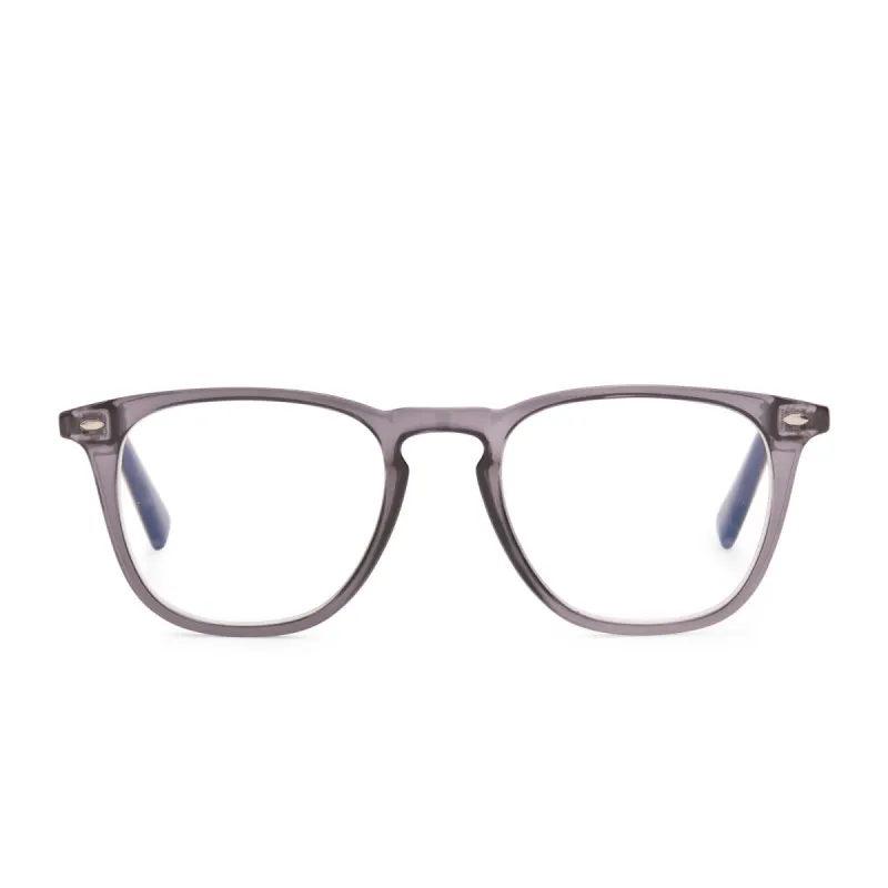 GRIFFIN - SMOKE CRYSTAL + CLEAR GLASSES sold by Diff Eyewear