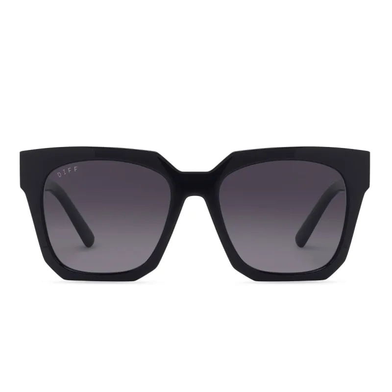 JESSIE JAMES DECKER - JESSIE + BLACK + GREY + POLARIZED SUNGLASSES sold by Diff Eyewear