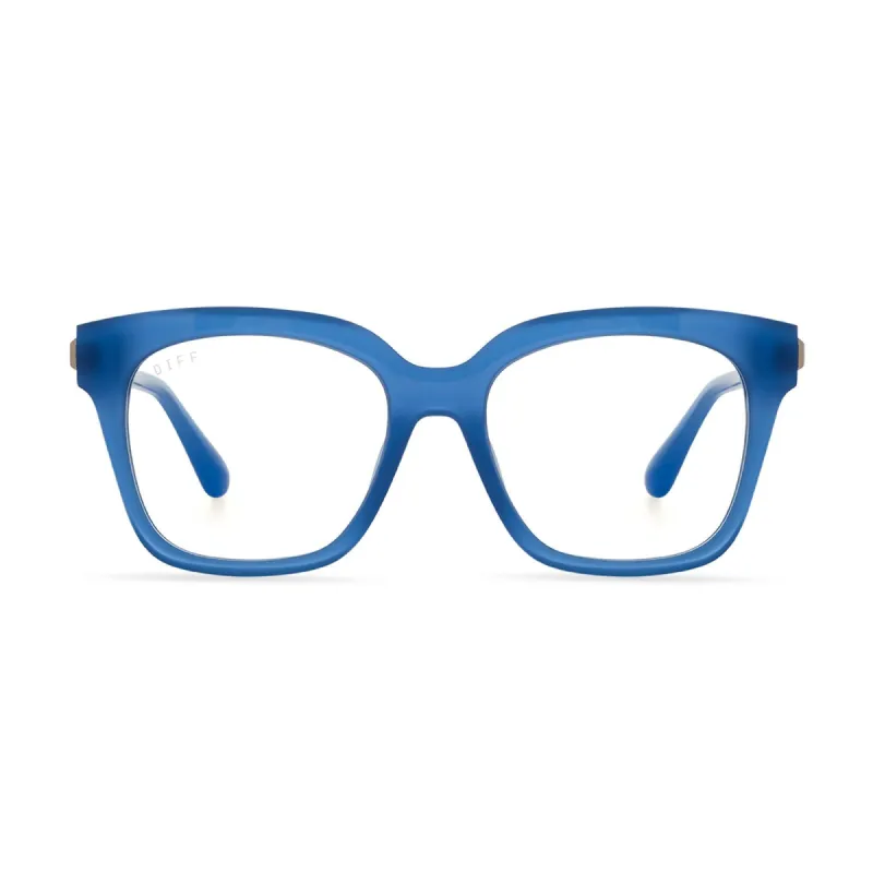 BELLA XS - AEGEAN BLUE + BLUE LIGHT TECHNOLOGY GLASSES sold by Diff Eyewear