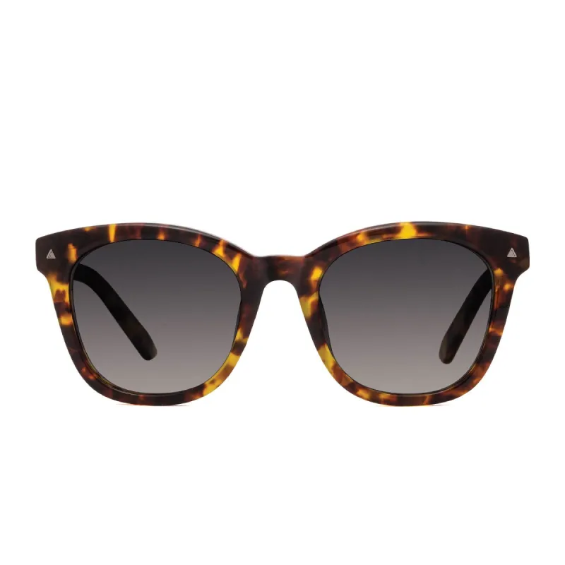RYDER - AMBER TORTOISE + STEEL GRADIENT + POLARIZED SUNGLASSES sold by Diff Eyewear