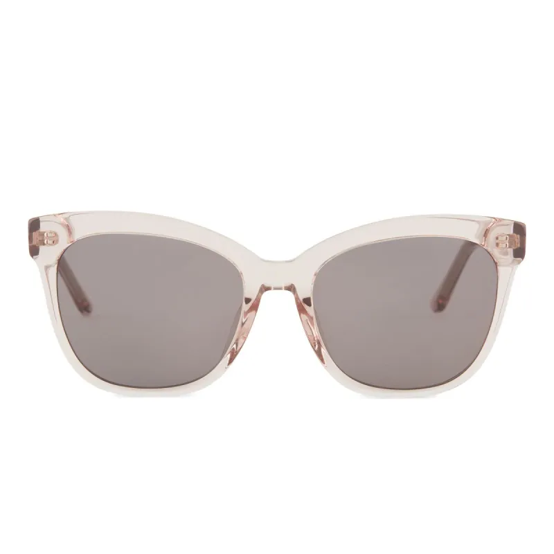 JESSIE JAMES DECKER - WINSTON + LIGHT PINK CRYSTAL + SOLID GREY SUNGLASSES sold by Diff Eyewear