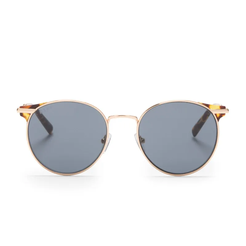 SUMMIT - GOLD, AMBER TORTOISE + GREY POLARZIED sold by Diff Eyewear