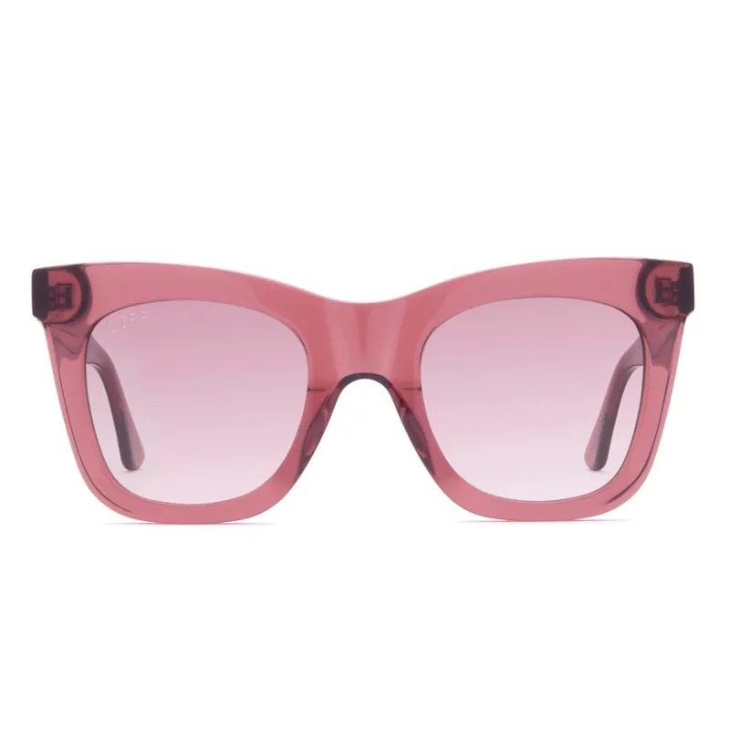 KAIA - MULBERRY + WINE GRADIENT SUNGLASSES sold by Diff Eyewear